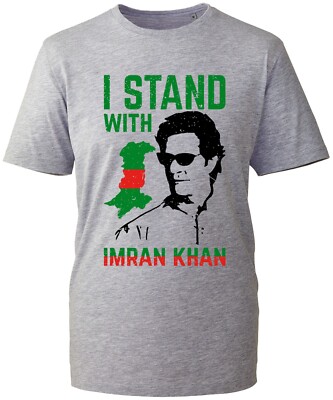 I Stand With Imran Khan T-Shirt PTI Supporters PTI Supporters Legend Pakistani