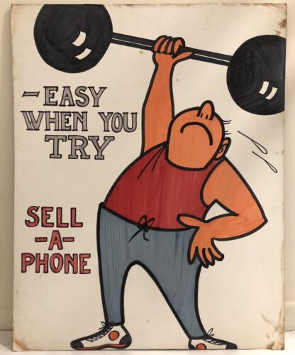 Bell Telephone Ad Original Art 28 Vtg Phone Sales Advertising ...