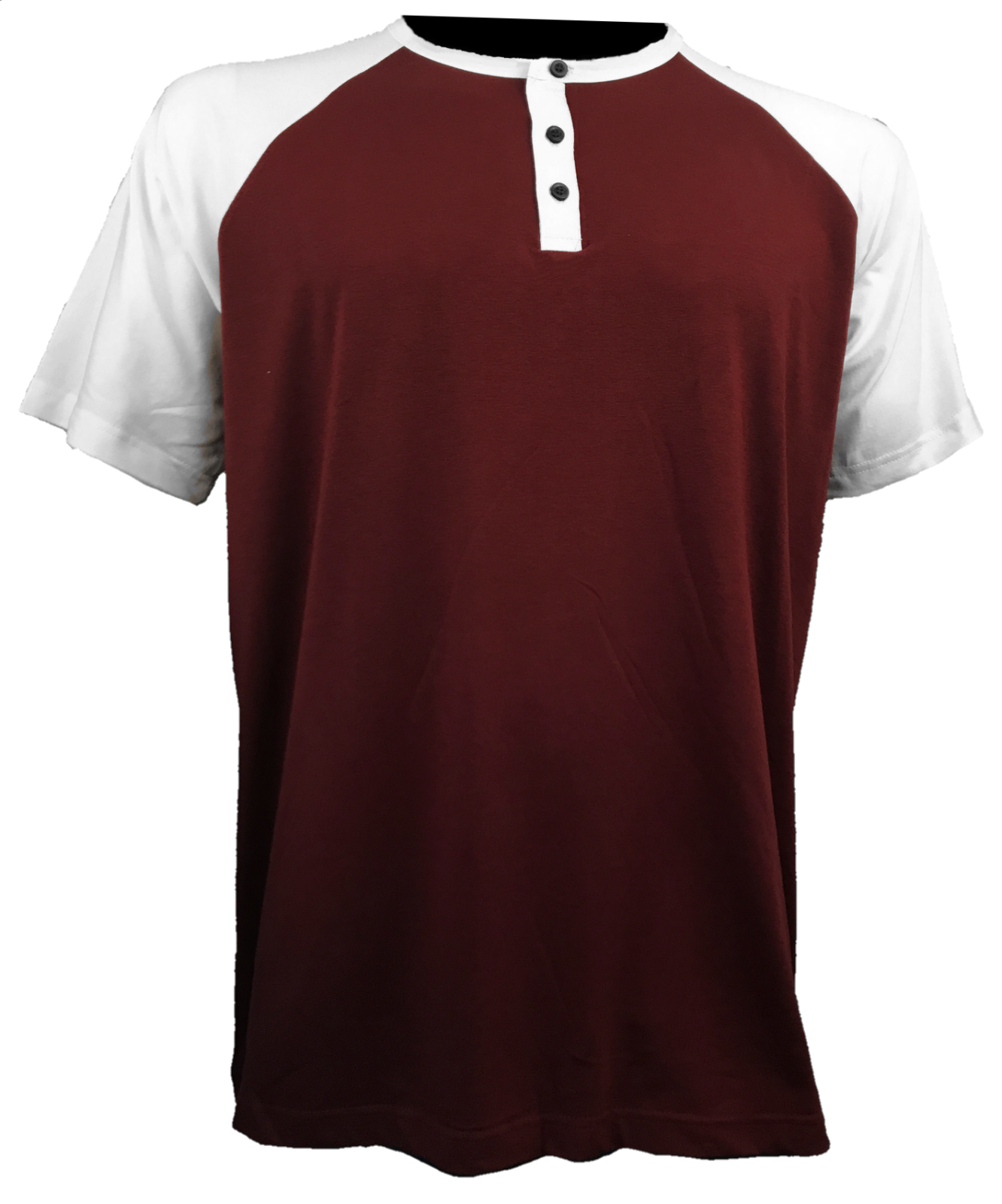 Styllion Big and Tall  - Men's Raglan Henley Baseball Shirts - Heavy Weight RHSS