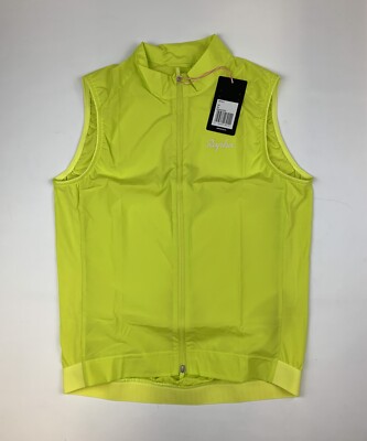 RAPHA Core Gilet Size Medium Cycling Vest Yellow NWT