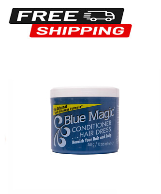 Blue Magic Conditioner and Hair Dress Anti-Breakage Formula, 12 oz, Damaged, Moi