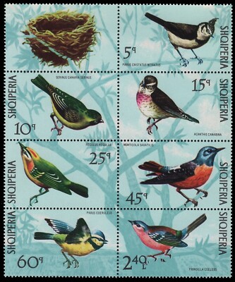Albanien 1971 - Mi-Nr. 1492-1498 ** - MNH - Vögel / Birds