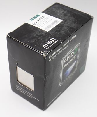 Retro In Box AMD Phenom II Black X4 965 Quad Core Processor HDZ965FBGMBOX Cooler