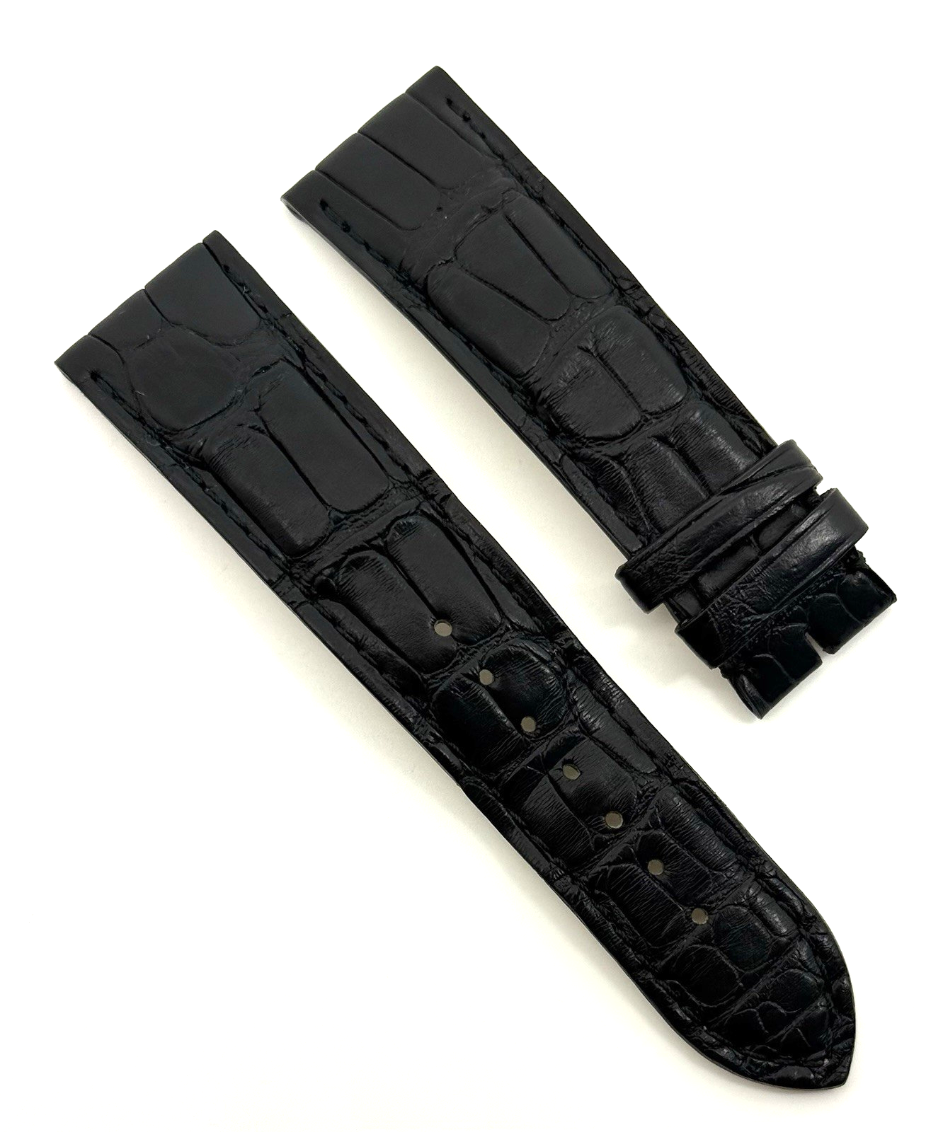 Cartier 20mm x 18mm Black Alligator Watch Strap Band KD18RK97-S06