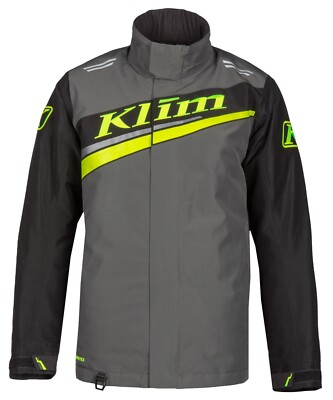 Klim Kaos Jacket Mens Asphalt-Hi-Vis  Large  3803-002-140-605