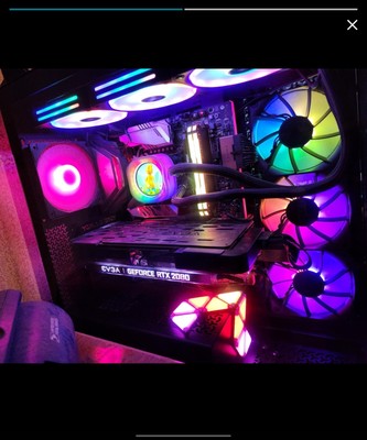 Super Clean Wire Free All White Gaming PC (PC Is Built After Order Placed)