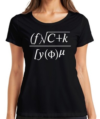 Mathe Formel Wissenschaft Nerd Geschenk Studenten Physik Ingenieu Damen T-Shirt