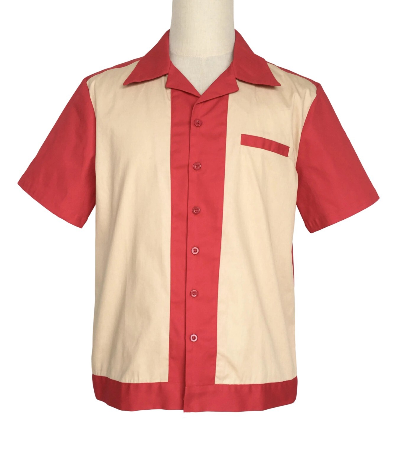 最終価格！60s service bowling shirt マチ付きシャツ 60s service bowling shirt マチ付きヴィンテージシャツ