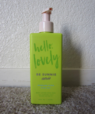 Aerie Hello Lovely Be Sunnie Sparkling Citrus & Sea Salt Body Lotion 10 oz.