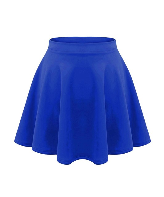 Girls Kids Flared Plain High Waist Flippy Short Mini Skater Skirt ... Girls Kids Flared Plain High Waist Flippy Short Mini Skater Skirt ...