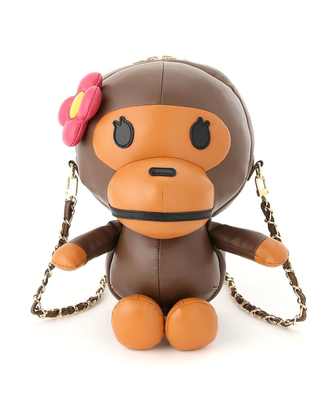 A BATHING APE BAPE BABY LISA PLUSH DOLL SHOULDER BAG H12.6 A BATHING APE BAPE BABY LISA PLUSH DOLL SHOULDER BAG H12.6