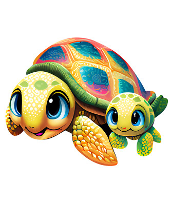 Autoaufkleber Sticker Schildkröten Aufkleber