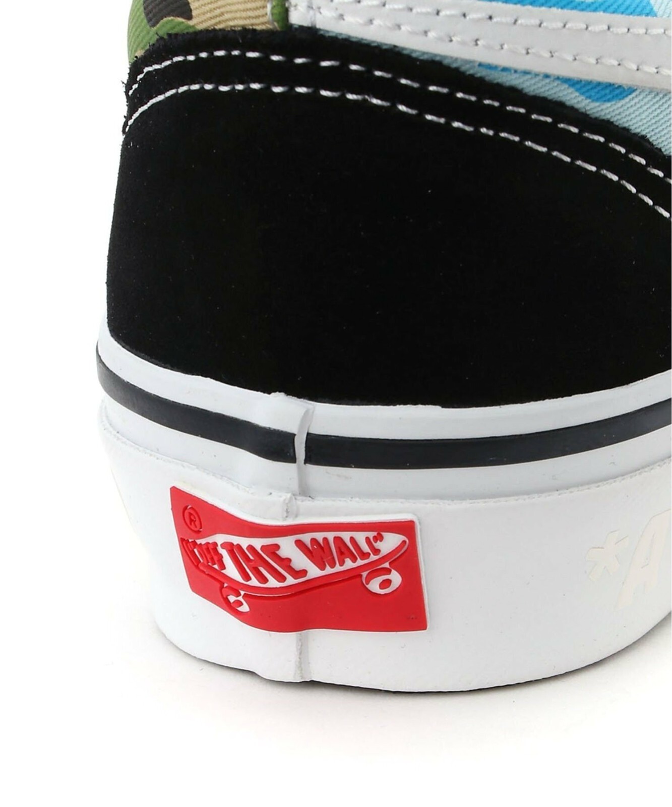 Pre-owned Vans A Bathing Ape Bape X  Lx Old Skool Tb Multi-color 1k73-191-920 Size 8.5 In Multicolor