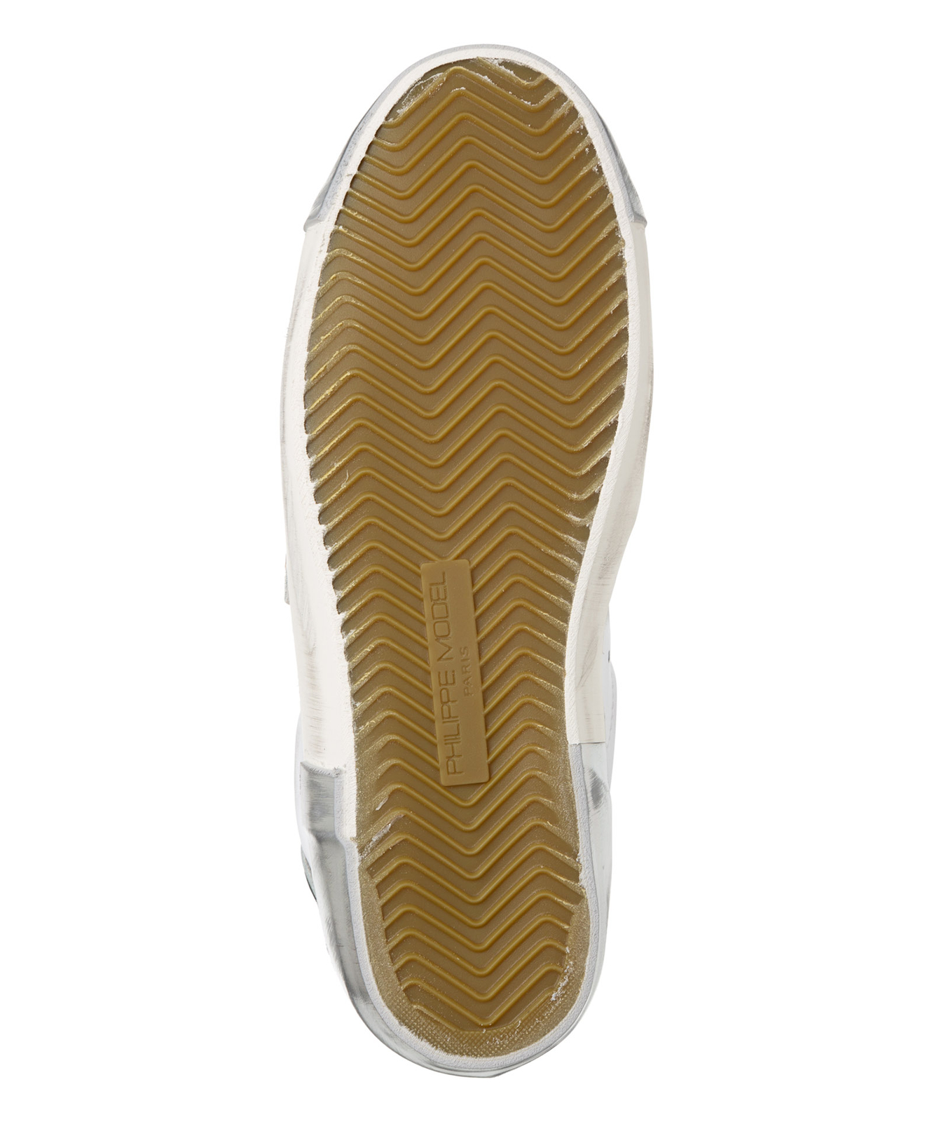 Pre-owned Philippe Model Sneakers Women Prsx Prld-ma02 Blanc - Argent Logo Detail Suede In White