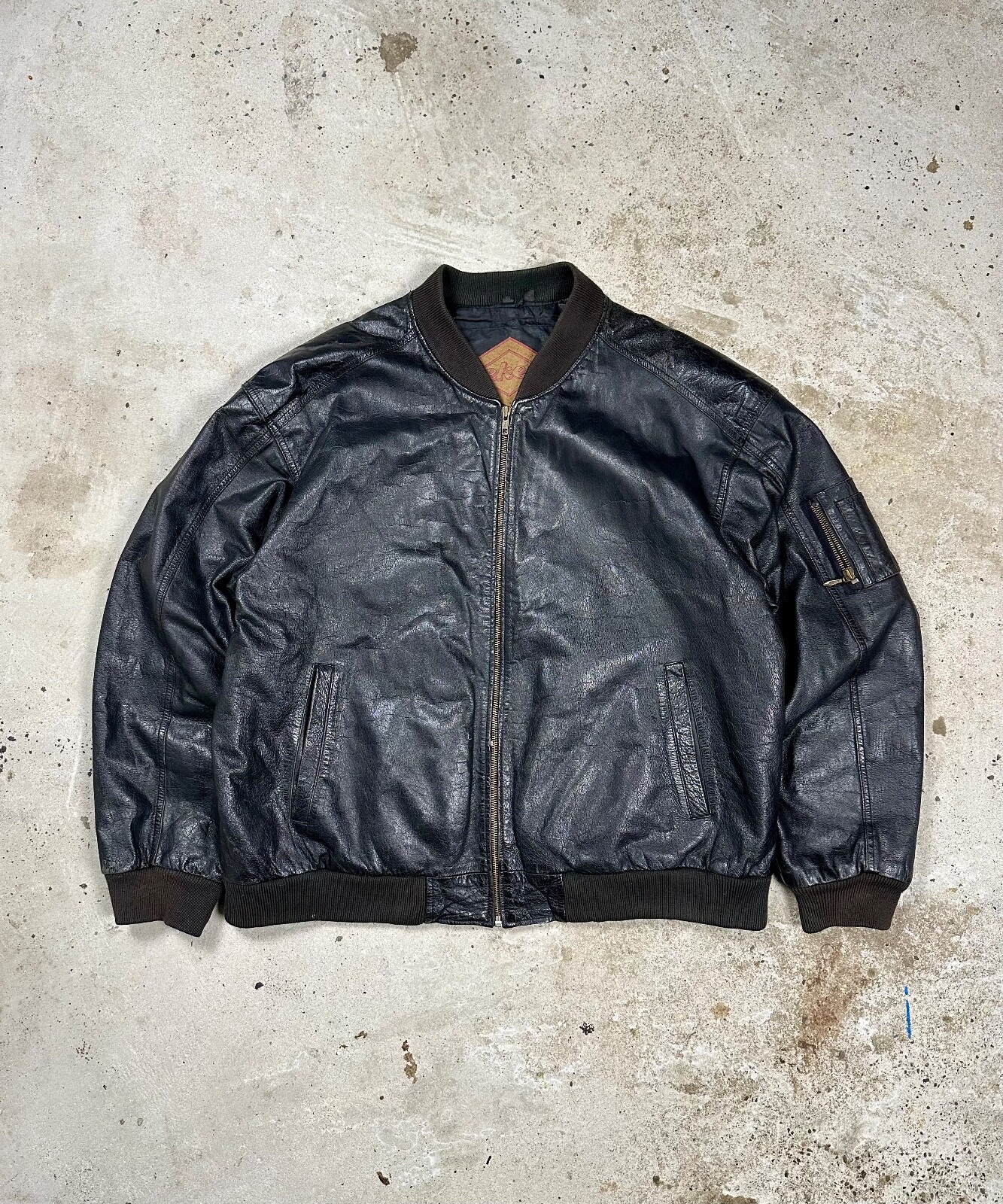 00s A2 flight leather jacket archive y2k - その他 00s A2 flight leather jacket archive y2k - その他