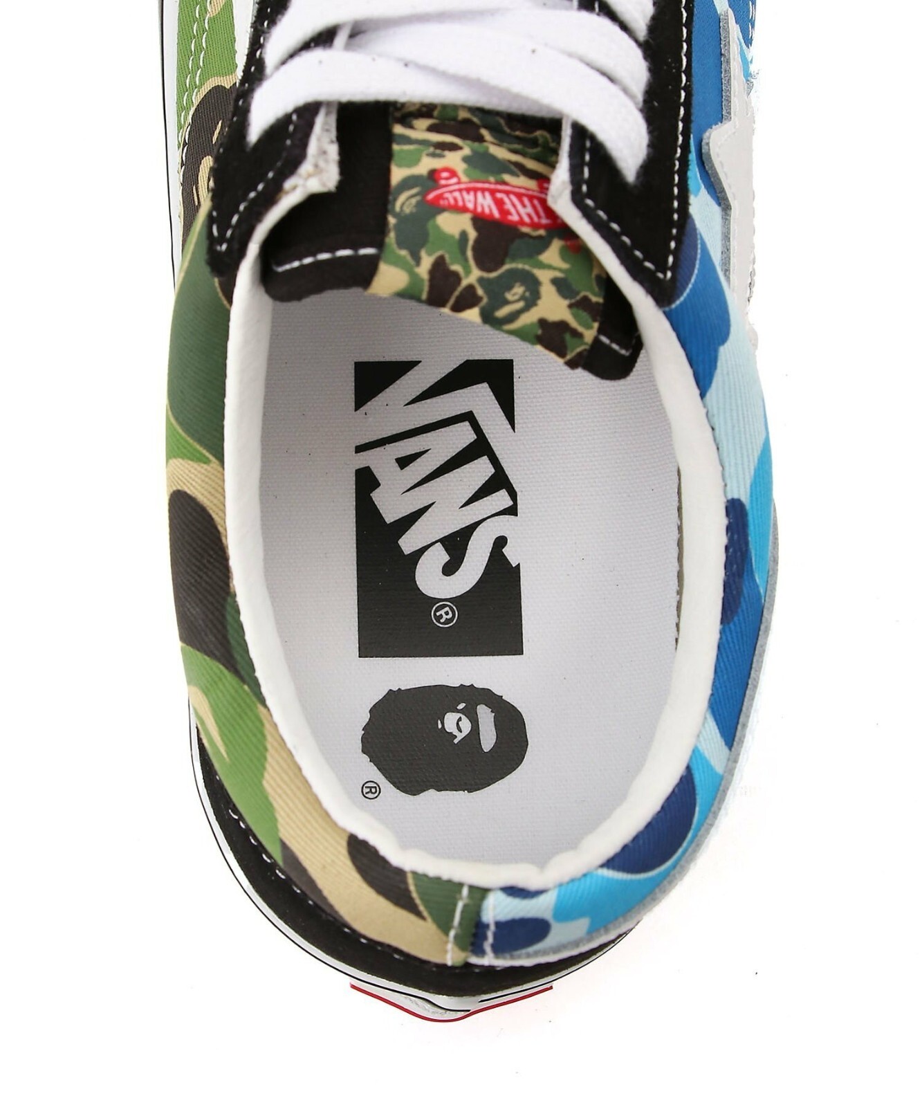 Pre-owned Vans A Bathing Ape Bape X  Lx Old Skool Tb Multi-color 1k73-191-920 Size 8.5 In Multicolor
