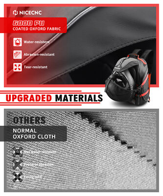 NICECNC 35L Motorcycle Backpack Waterproof Helmet Backpack Travel Accessories