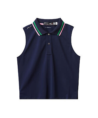Genuine Polo Ralph Lauren GOLF Sleeveless Air Pique Shirt - Black