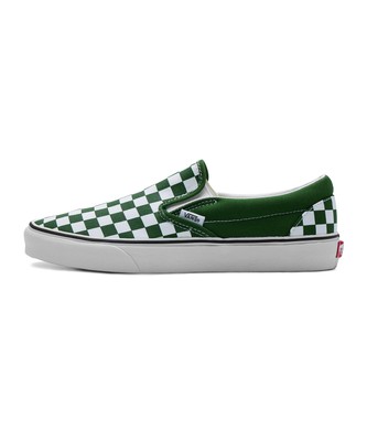 Vans Classic Slip-On - ТЕОРИЯ ЦВЕТА CHECKERBOARD GREENER PASTURES VN0A7Q5D6QU1