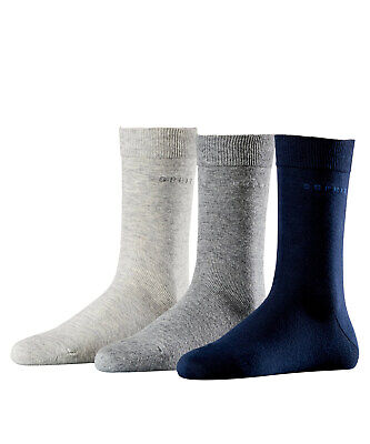 Esprit Women's Socks Solid-Mix 3er Pack; One Size 36-41 - Color Selection