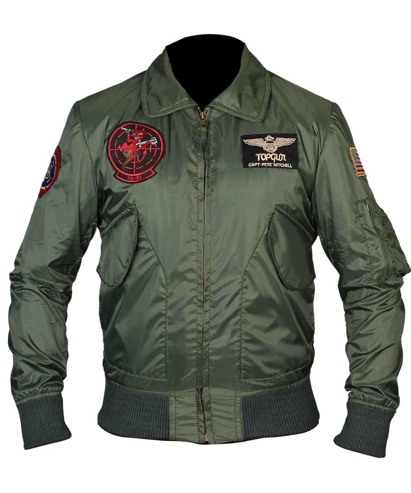 Tom Cruise Top Gun Leather Jacket