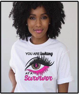 Survivor Breast Cancer Awareness Tee Shirt You Are  Big & Tall  Small Unisex