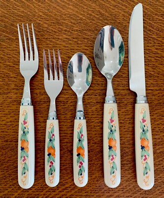 4 Brand New Corelle - Corning  Flatware ''Abundance'' pattern Dinner Forks