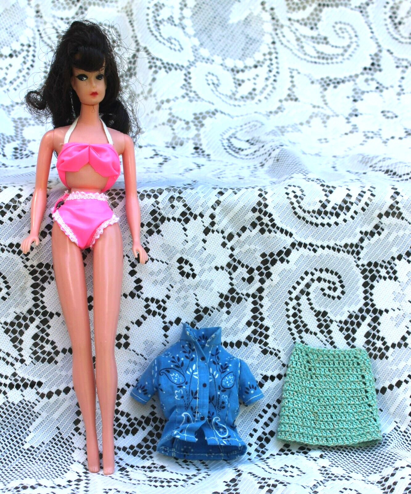 Vintage 1960's Peggy Ann Barbie Clone w Org Clothes Hong