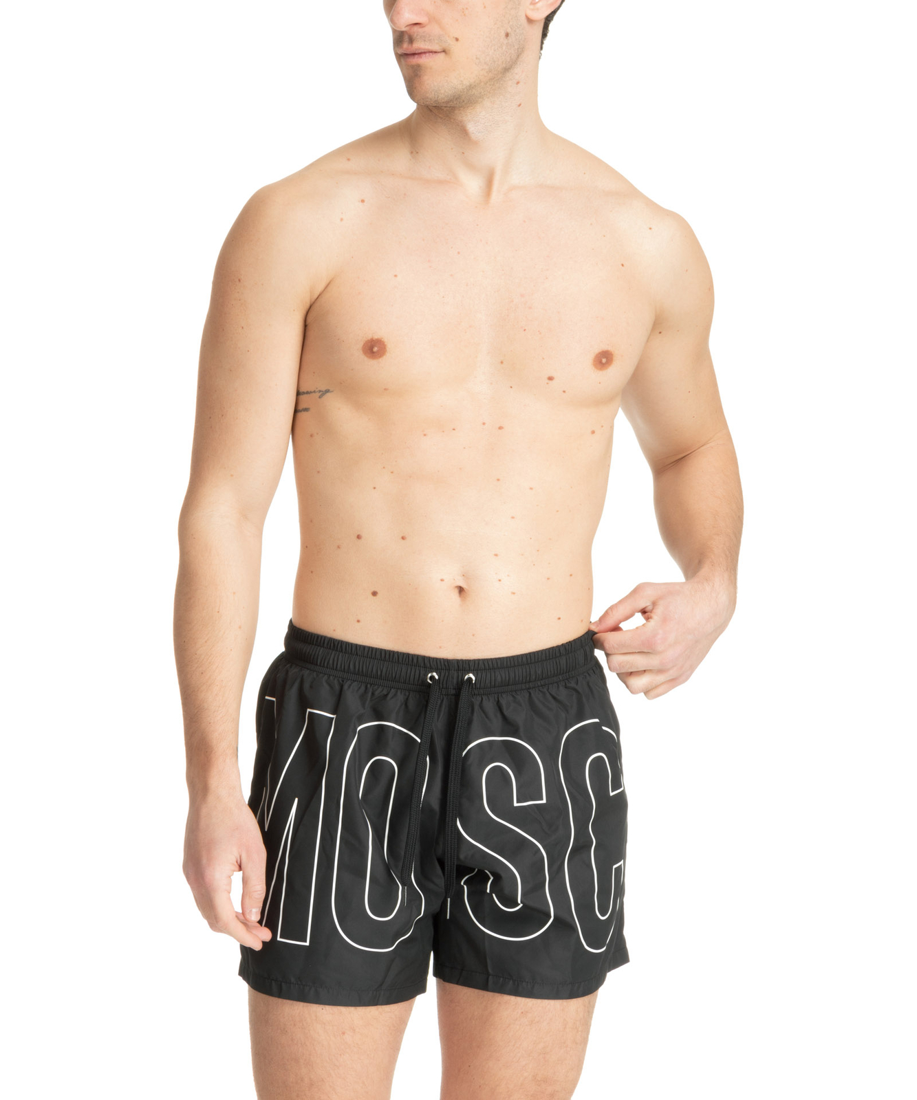 Moschino Badeshorts herren 251V3A422493011555 Black Schwarz