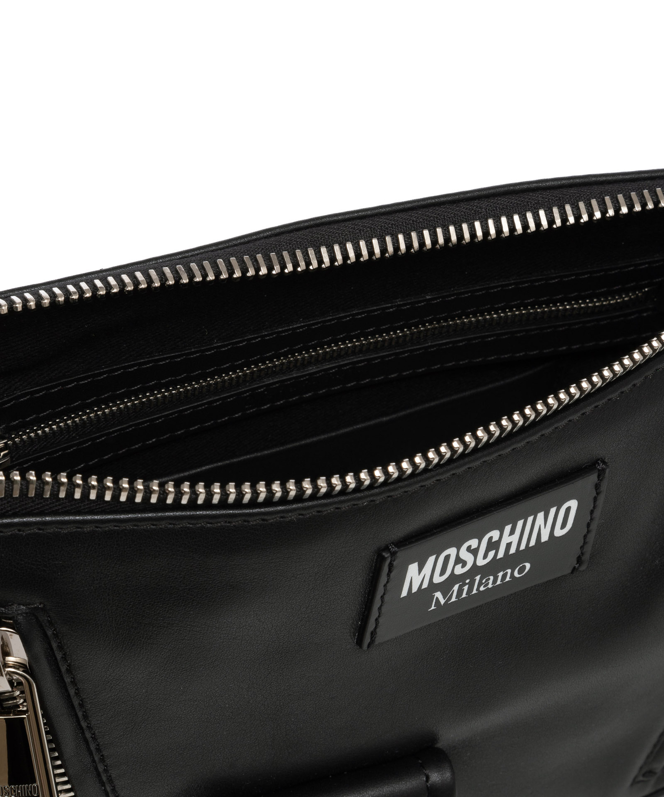 Moschino clutch bag men biker 242Z2A840280020555 Black