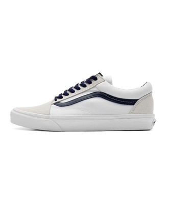

Vans Old School - VANS CLUB WHITE/NAVY VN0005UFYY21, Белый, Old Skool - VANS CLUB WHITE/NAVY