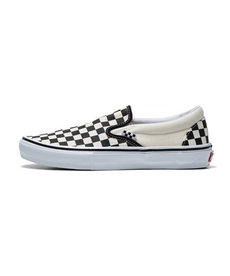 Vans Skate Slip-On (Шахматная доска) черный/белый VN0A5FCAAUH1