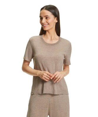 FALKE FALKE T-SHIRT DAMEN UNI AUS REINEM KASCHMIR