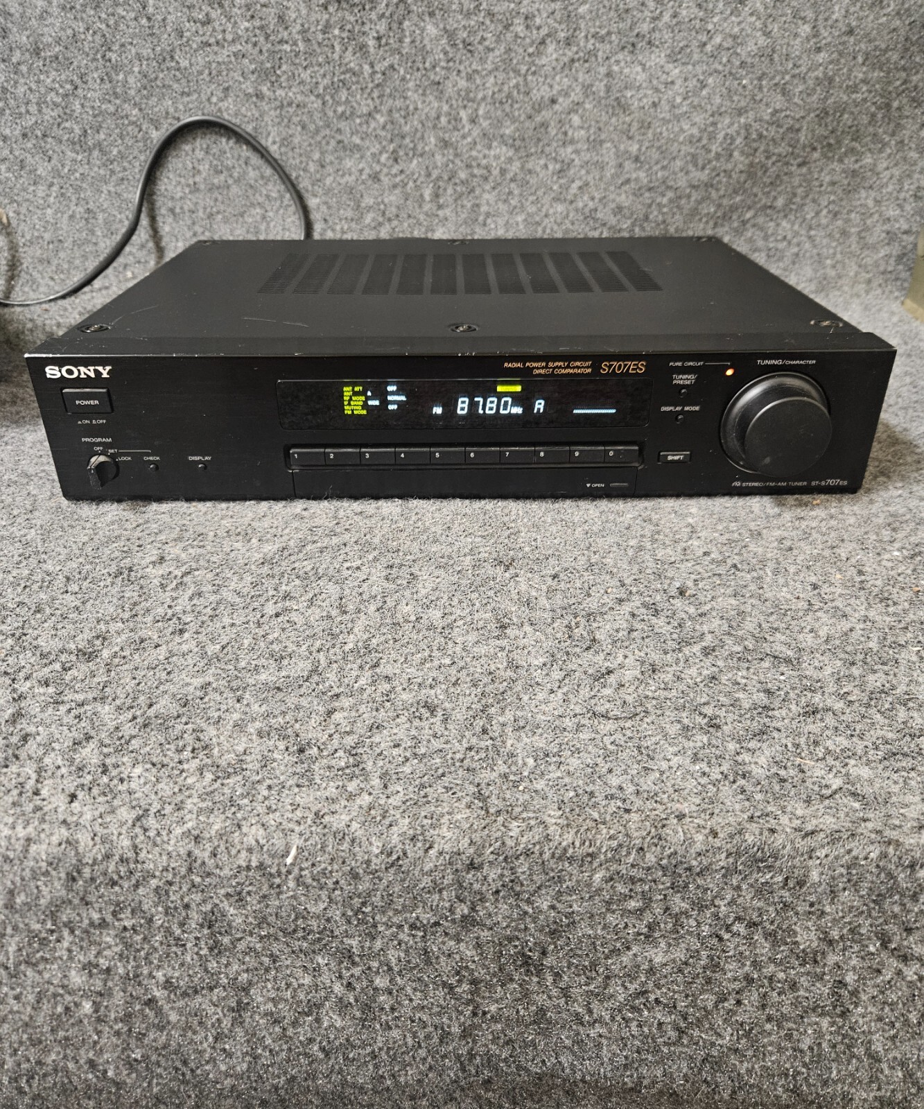 Sony ST-S707ES Vintage ES Series FM Stereo / FM-AM Tuner | eBay