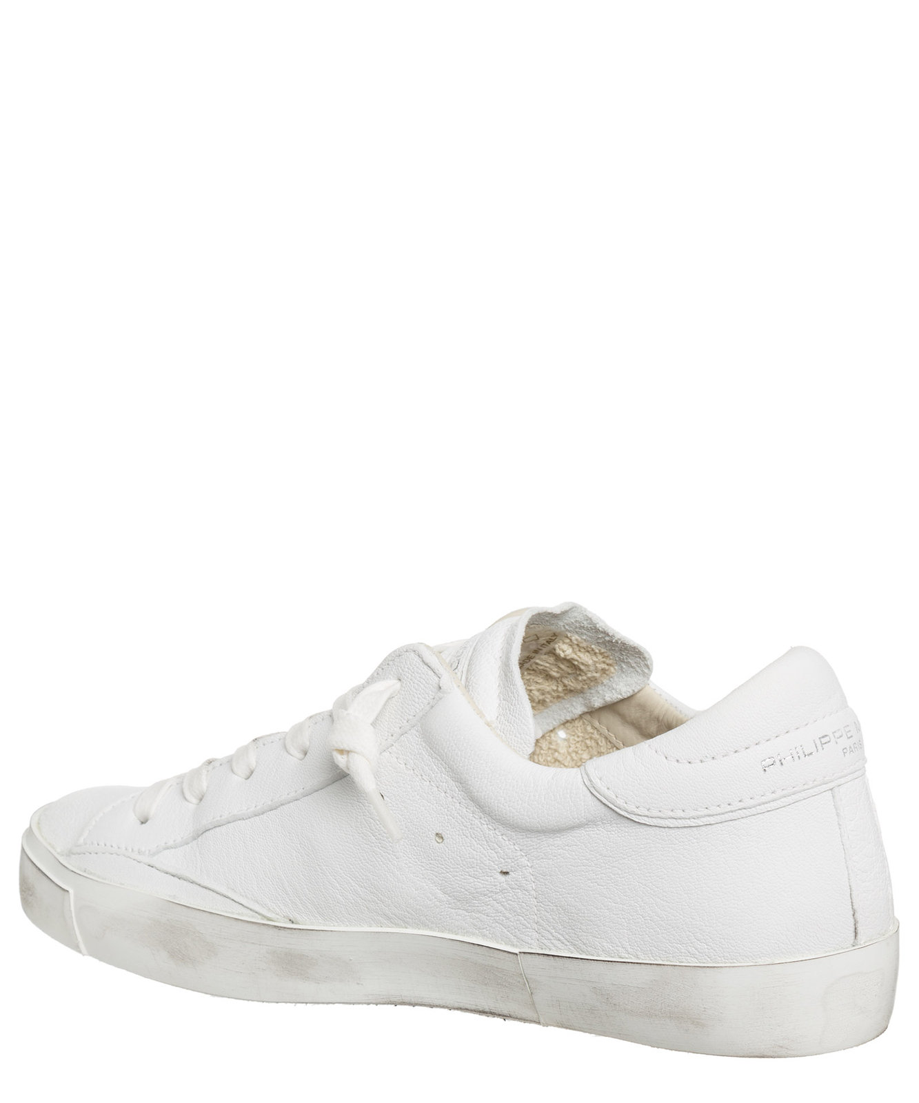 Pre-owned Philippe Model Sneakers Women Prsx Prld-1012 Blanc Logo Detail Shoes Trainers In White