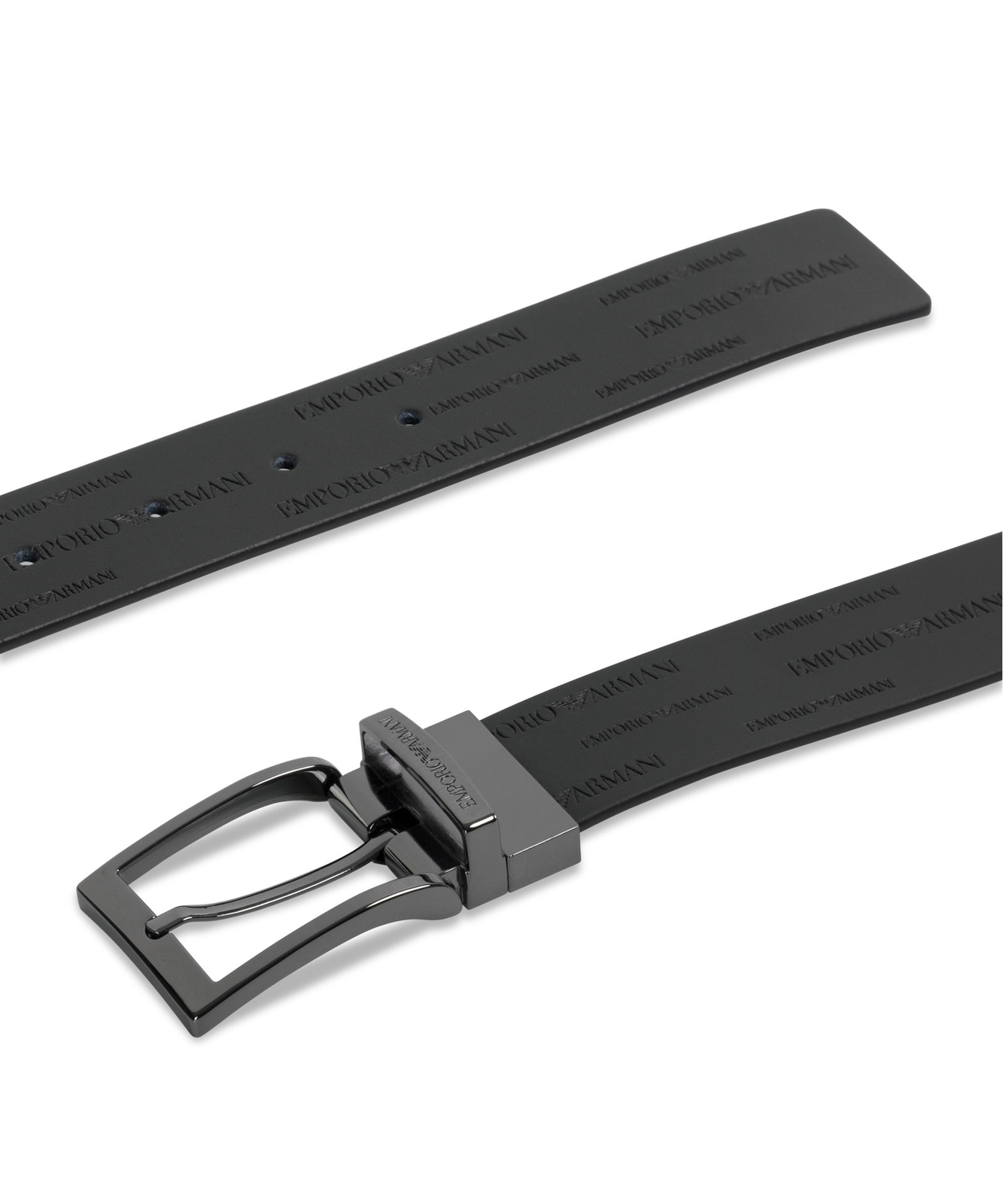 Ameri 新品未使用2WAY IMANE JACQUARD BELT Emporio Armani belt men Y4S426YTU5J88045 Black - Blue