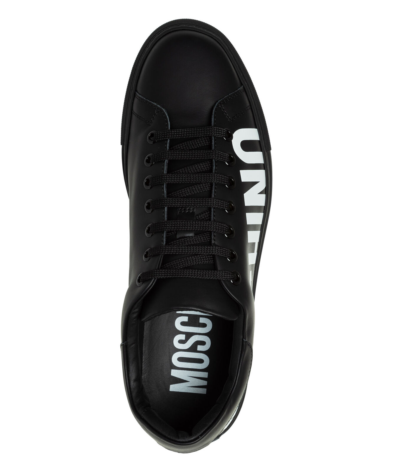 Moschino sneakers men serena MB15012G1LGA0000 Black leather