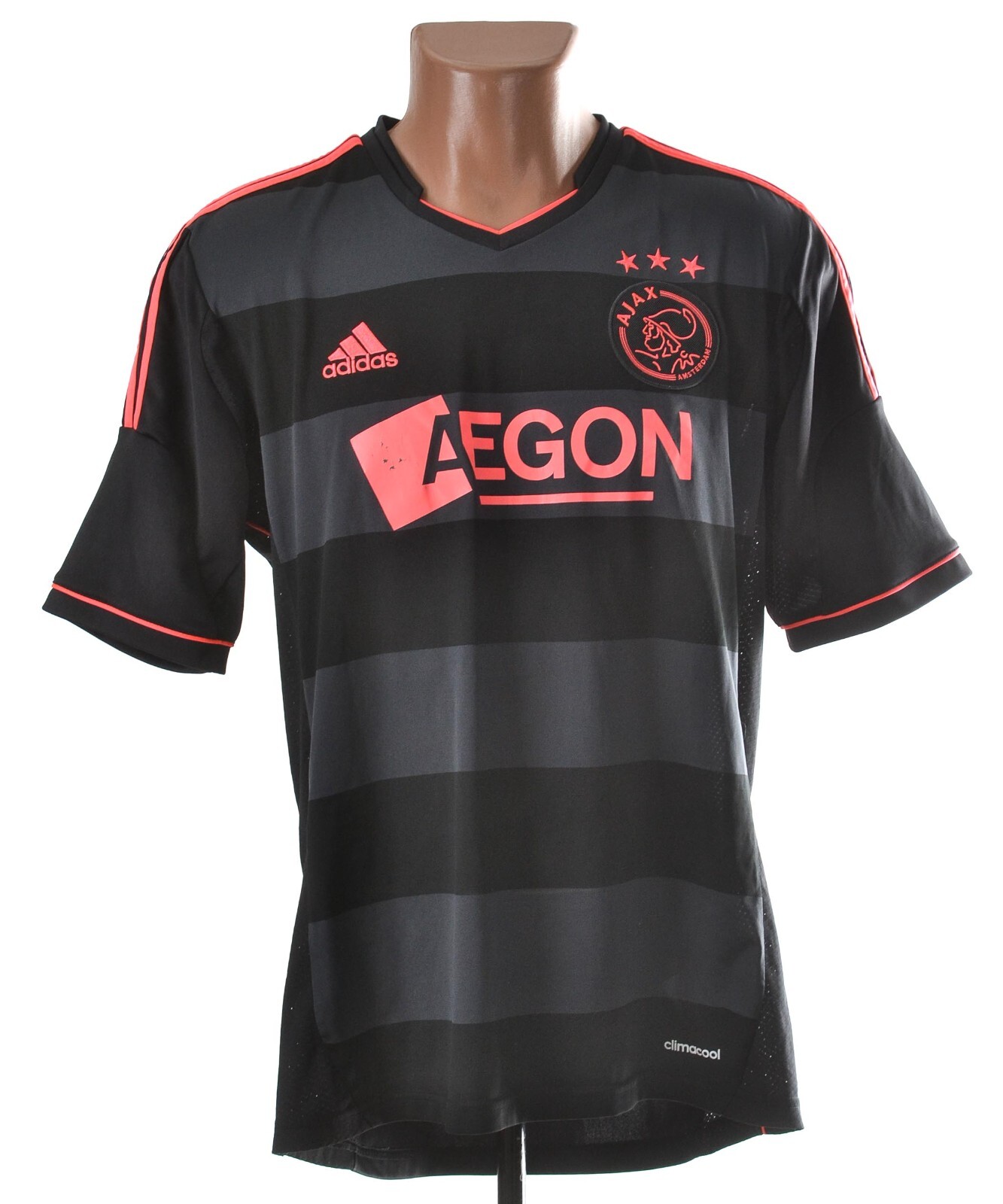 Ajax Amsterdam 2009 - 2010 Away Jersey Adidas Black Shirt