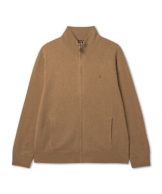 Genuine Polo Ralph Lauren Wool full zip sweater - brown