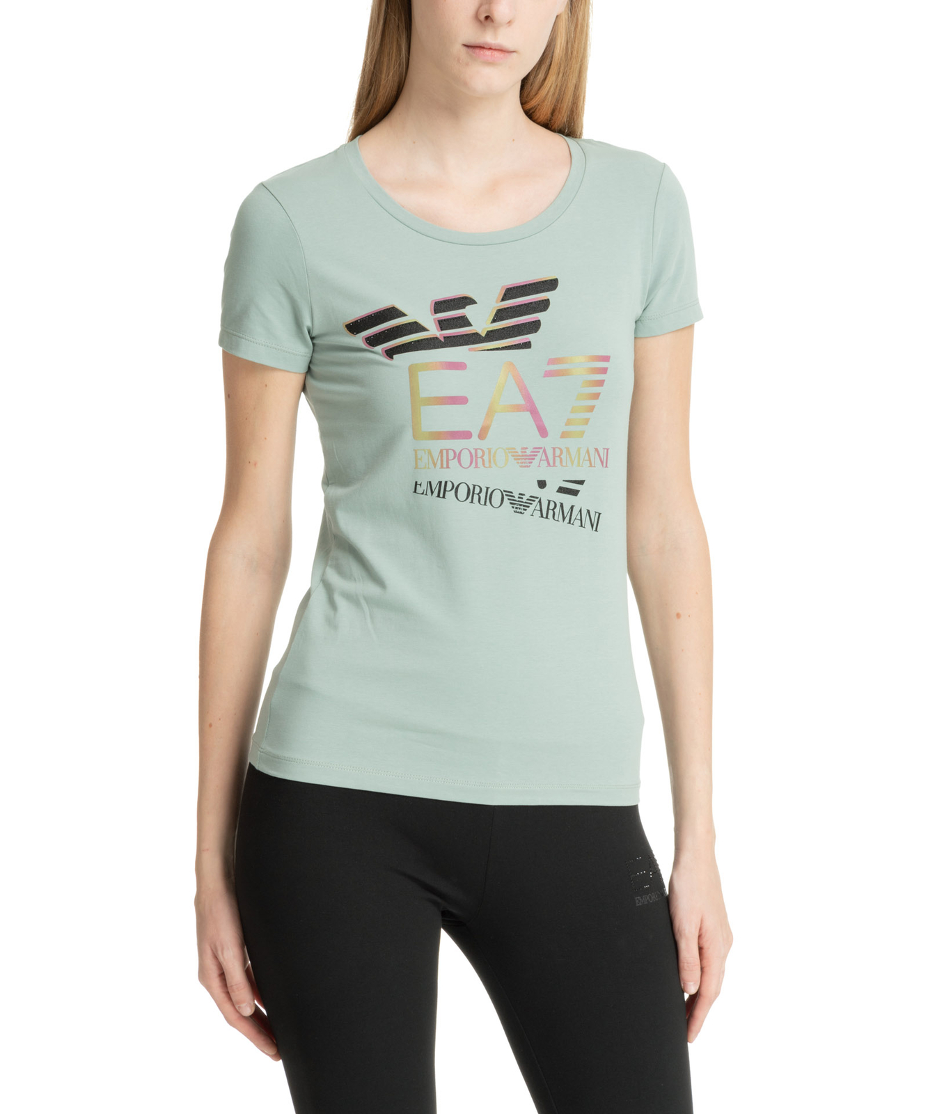 Emporio Armani EA7 t-shirt women 7W000182AF10373U9024 Green
