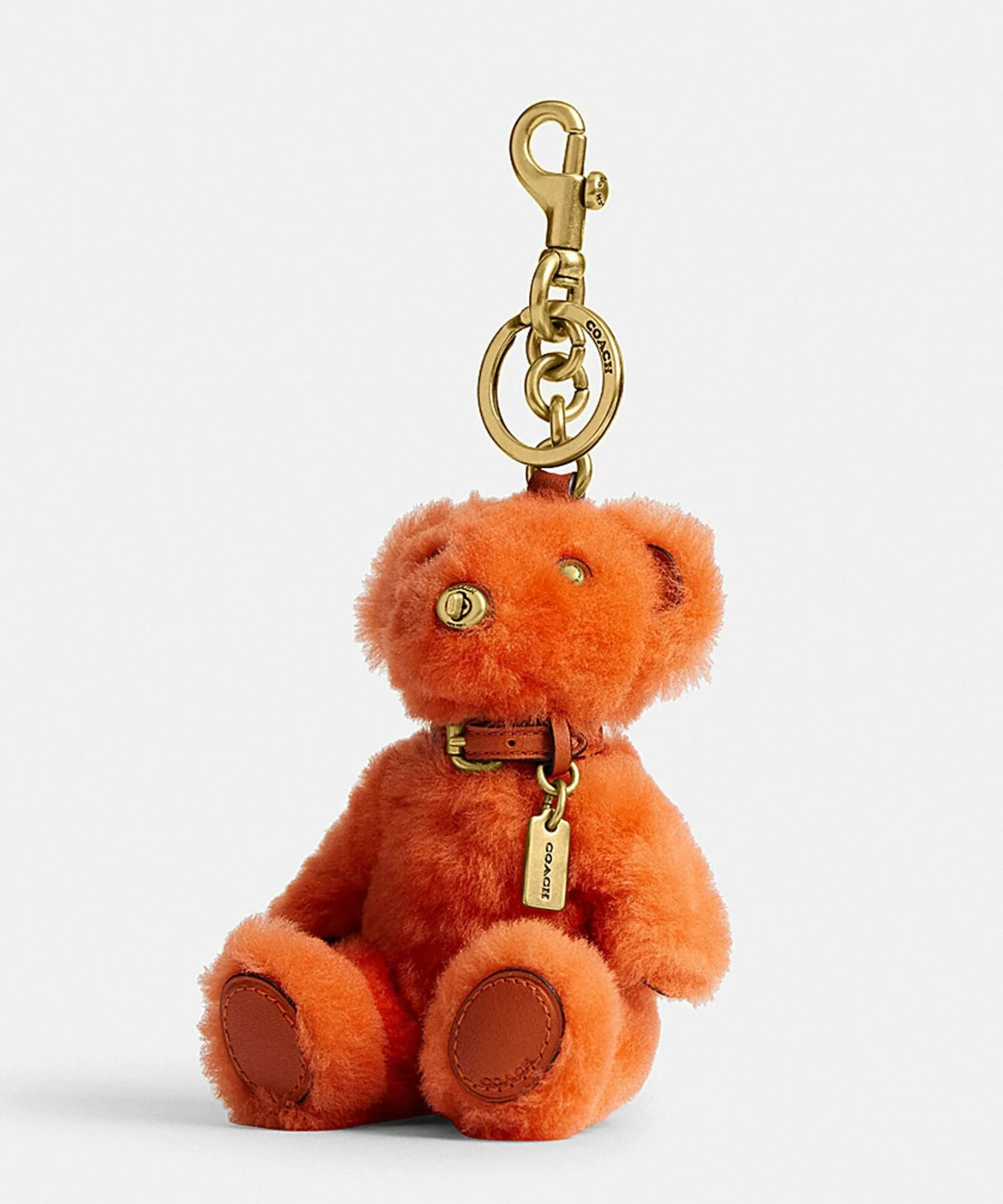 coachベアー Coach Bear Bag Charm ORANGE CZ029 5.12 in × 3.94 in Japan F