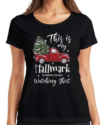 This is my Hallmark watching Shirt - Weihnachten Weihnachtsgeschenk Christmas Da