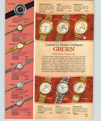 gruen wrist watch