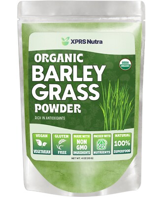 ORGANIC BARLEY GRASS POWDER Superfood Antioxidants Amino Acids Protein Immunity