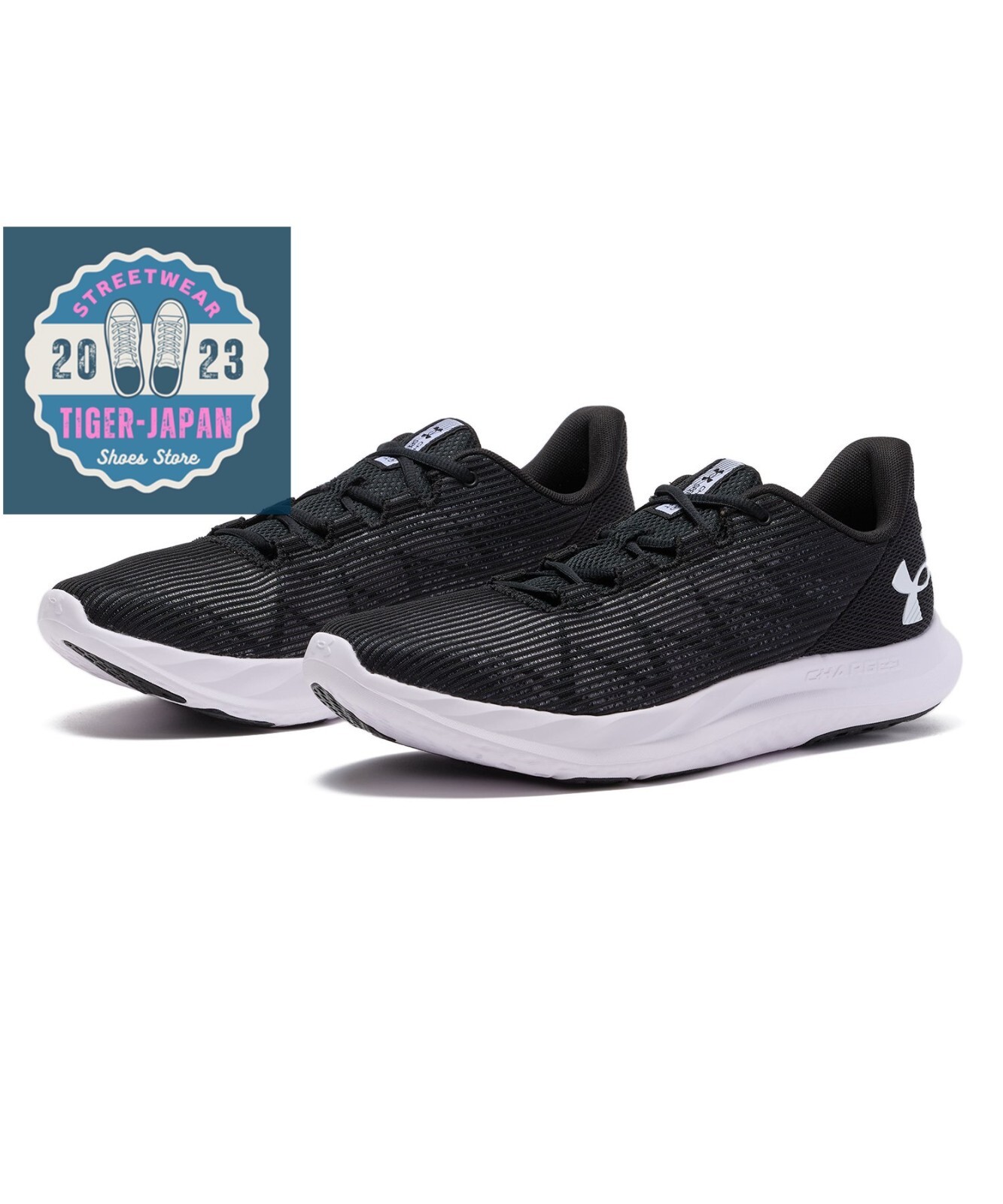 ゆー UNDER ARMOUR UA Charged Speed ​​Swift 3026999 001 Black