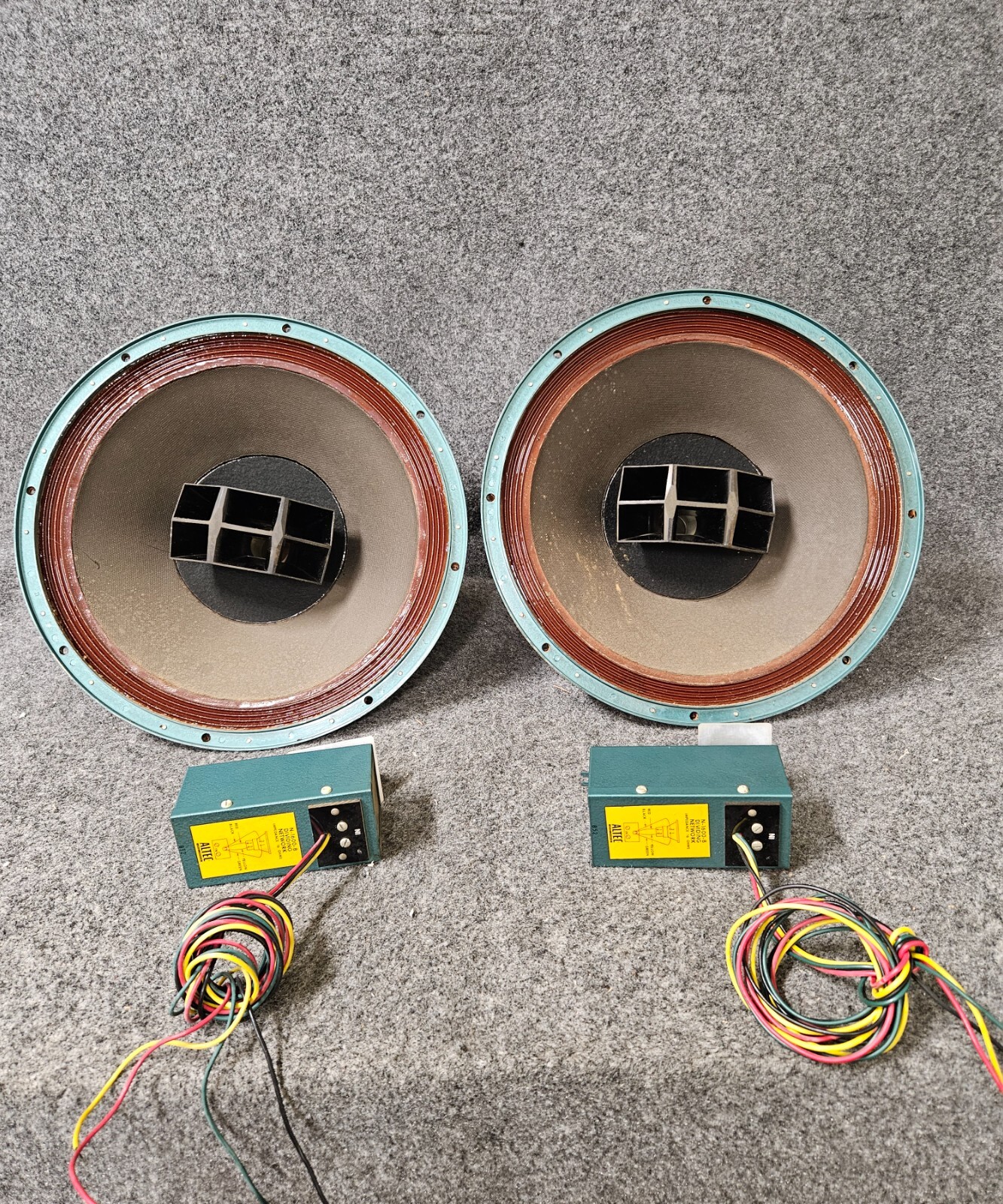PAIR - Altec 604D Duplex Speakers w/ n-1600-b crossovers | eBay PAIR - Altec 604D Duplex Speakers w/ n-1600-b crossovers | eBay