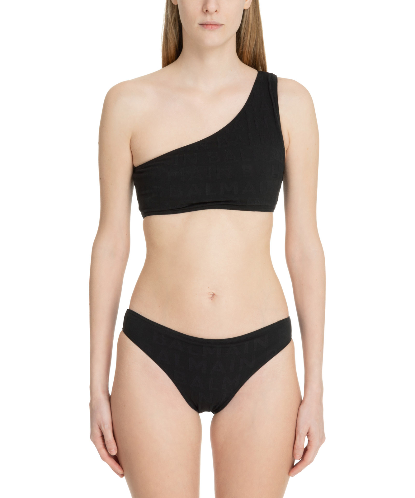 ビキニ BALMAIN Women Swimsuit BKBUY2250 105 White Balmain Two-piece swimsuit with Balmain logos | REVERSIBLE