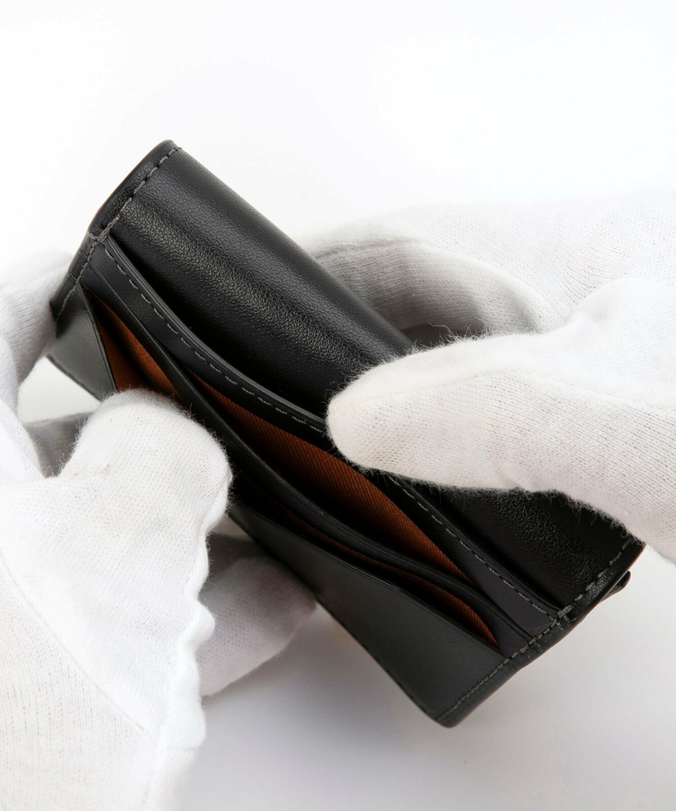 Pre-owned Coach Ch825 Bandit Card Case Official Shop With Purchase Certificate In Multi