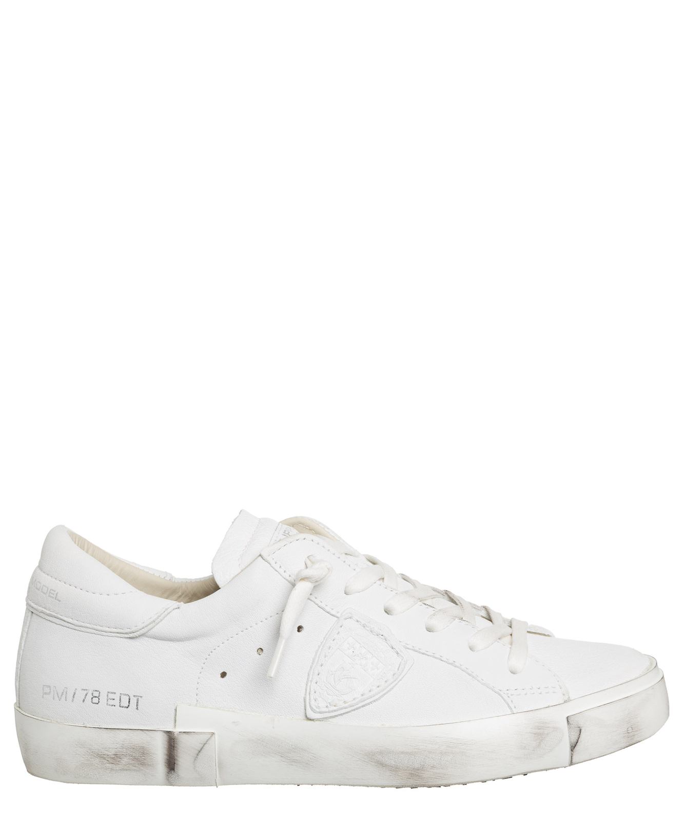 Pre-owned Philippe Model Sneakers Women Prsx Prld-1012 Blanc Logo Detail Shoes Trainers In White