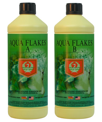 House & Garden Aqua Flakes Nutrients A&B Set / A / B / 1 Liter / 5L / 10L / 20L